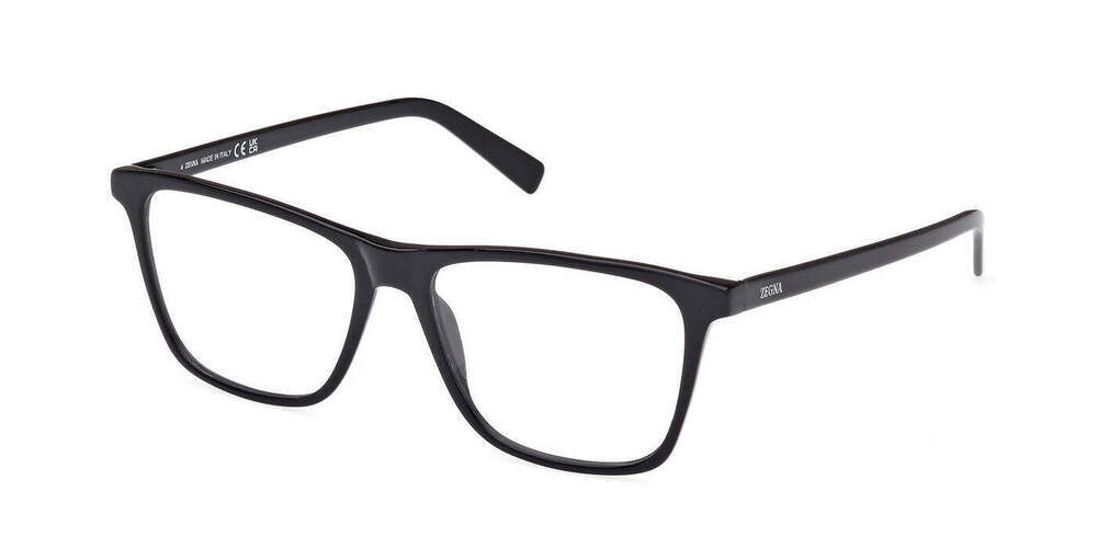 NWT Ermenegildo Zegna EZ5275-55001 Black Square 55mm Glasses